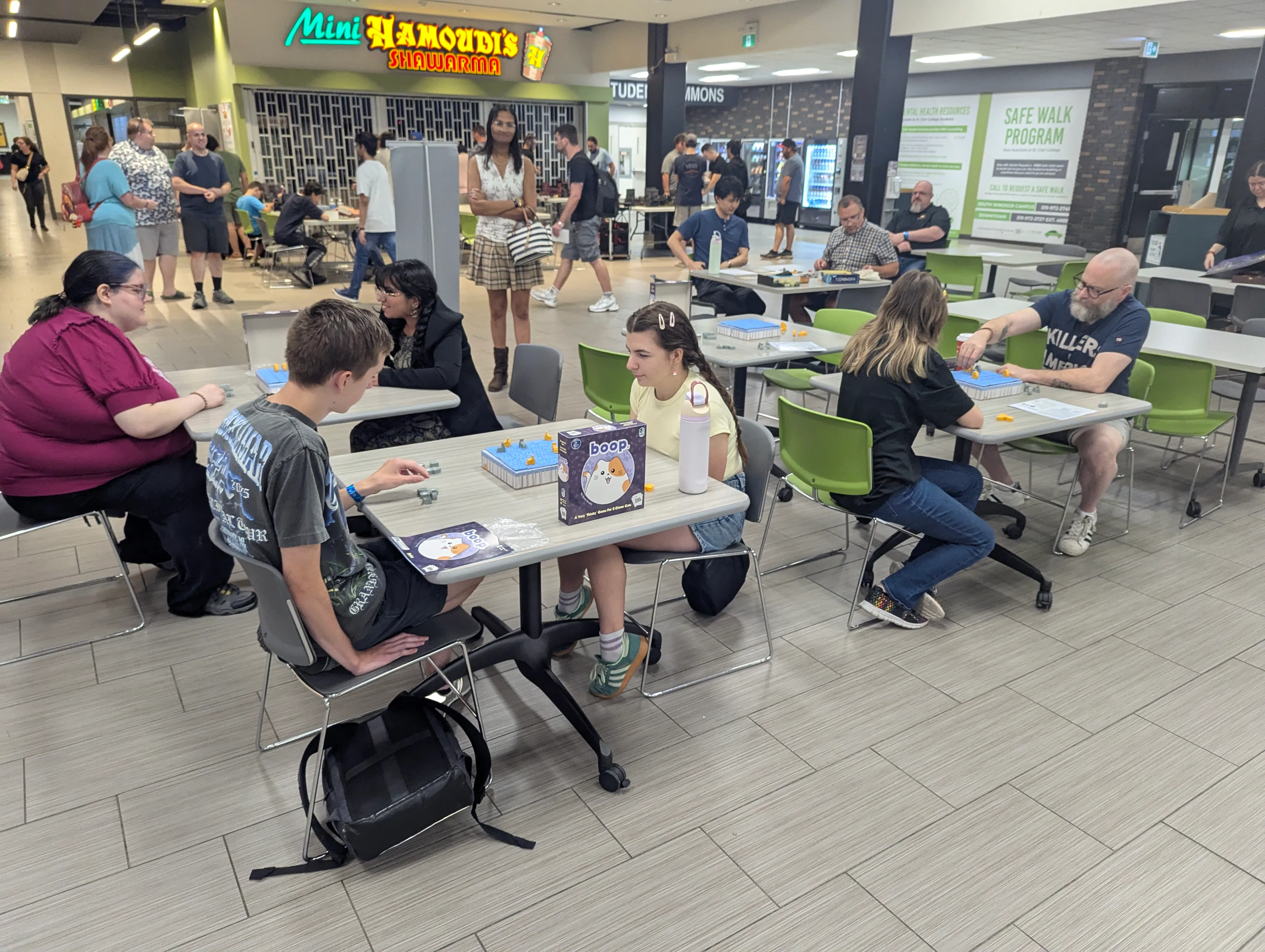 Featured game tables