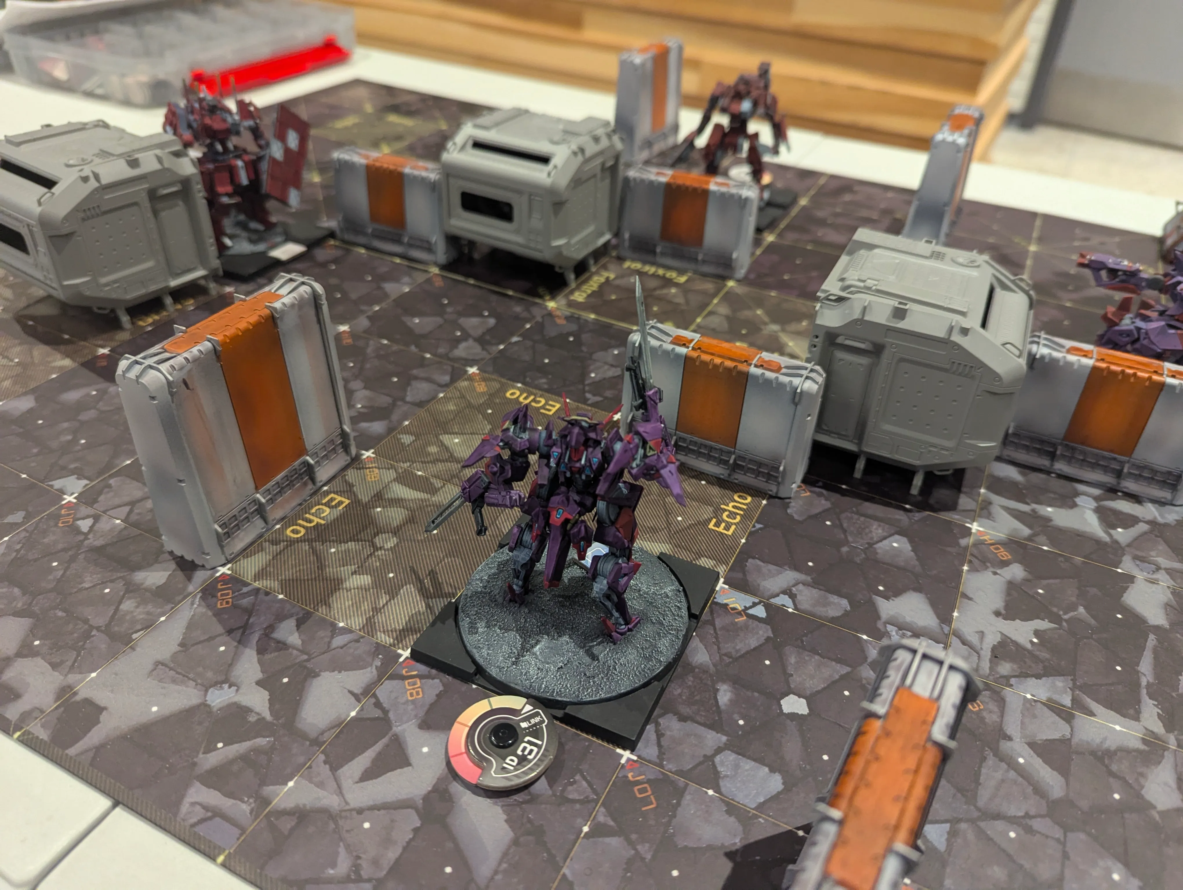 The Summoning Convention 2025 -mech miniatures sci fi board 1