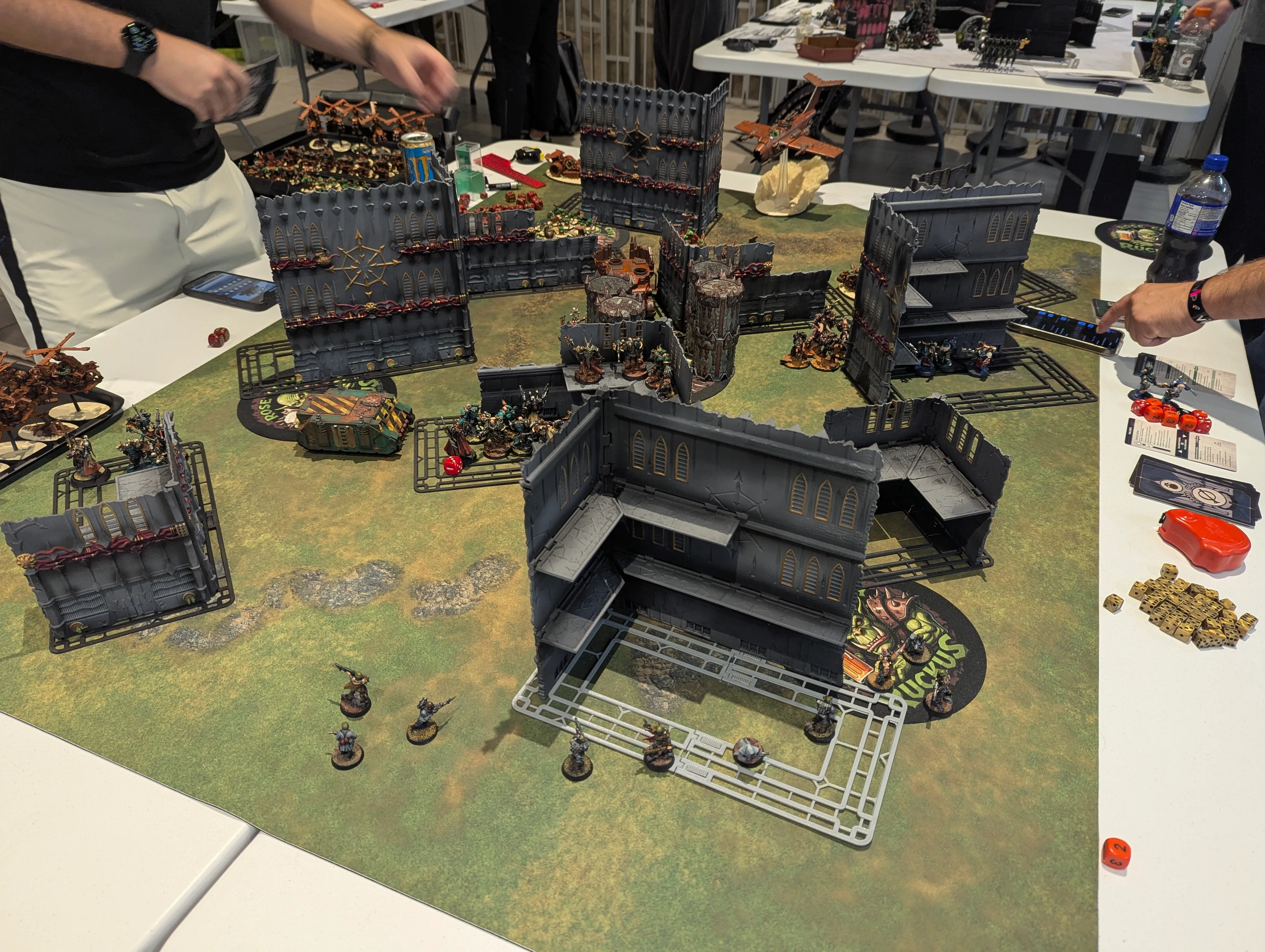 The Summoning Convention 2025 -warhammer industrial terrain battle 1